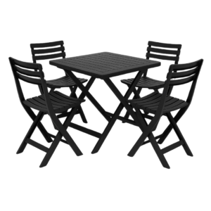 Conjunto de mesa e cadeiras